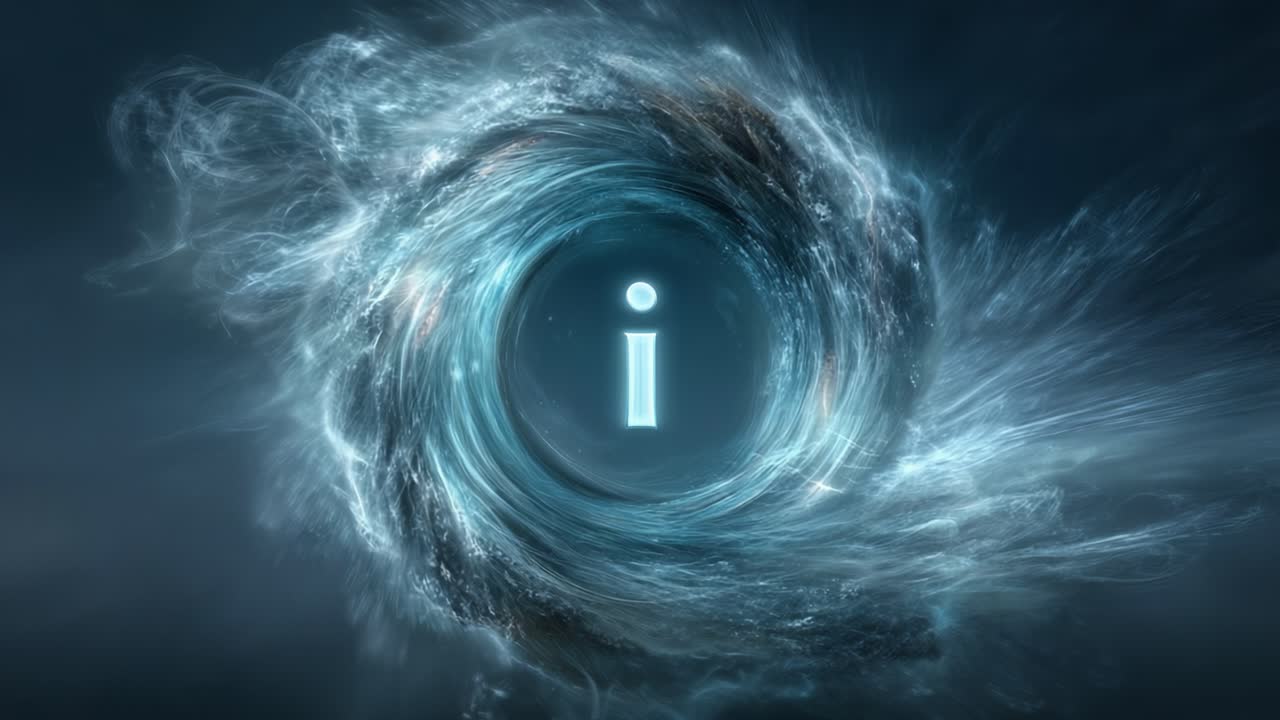 A mesmerizing visual representation of dynamic information swirling in a cosmic vortex, symbolizing knowledge and inquiry as it captivates viewers with its ethereal beauty