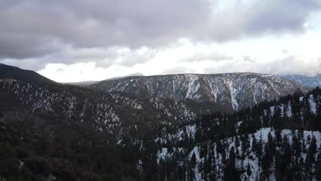 the snow mountains in big bear in california, united states