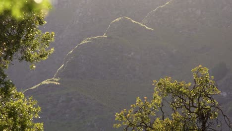 comechingones mountains in merlo, san luis with morning light
