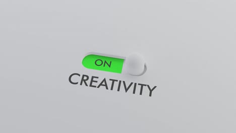 switching on the creativity switch