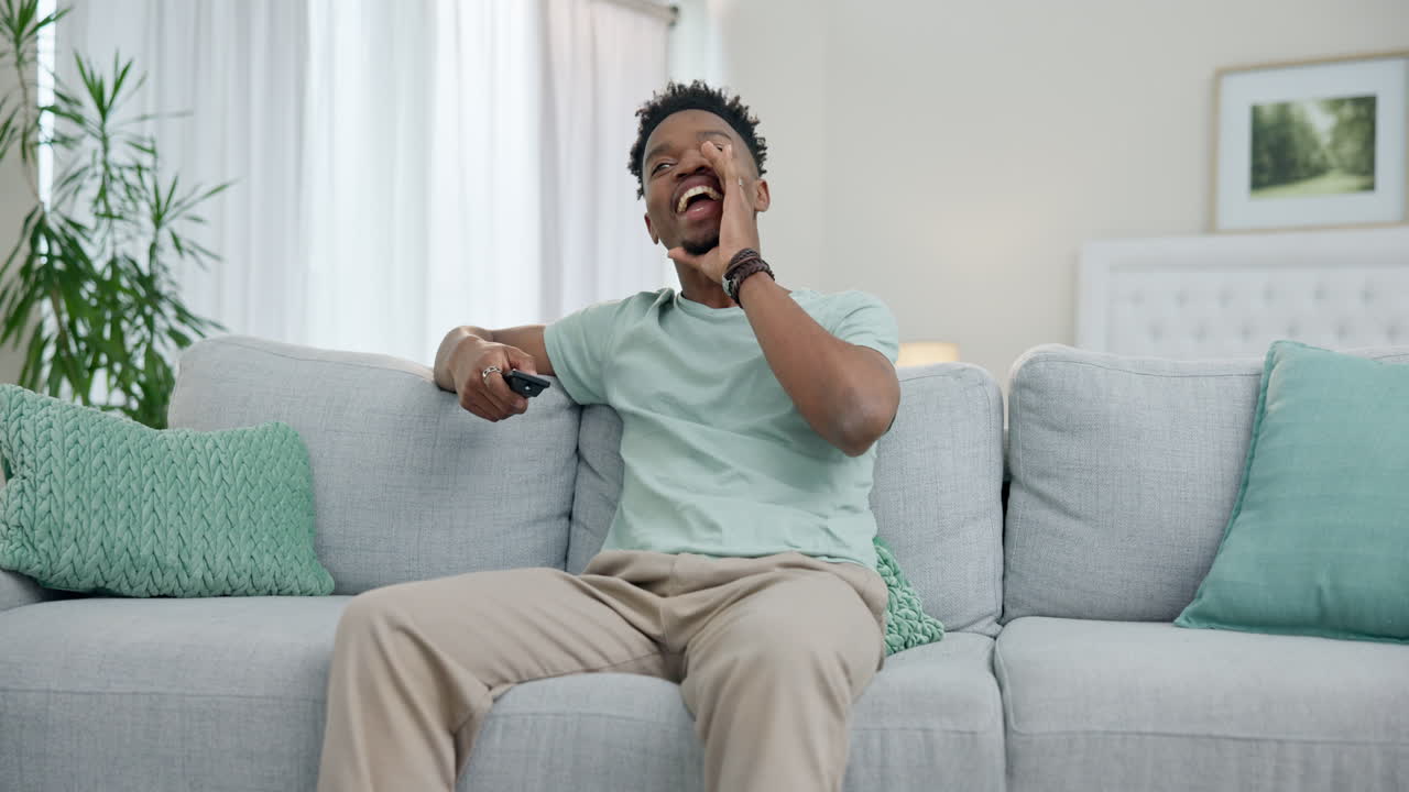 Black man, woman and couple watching tv