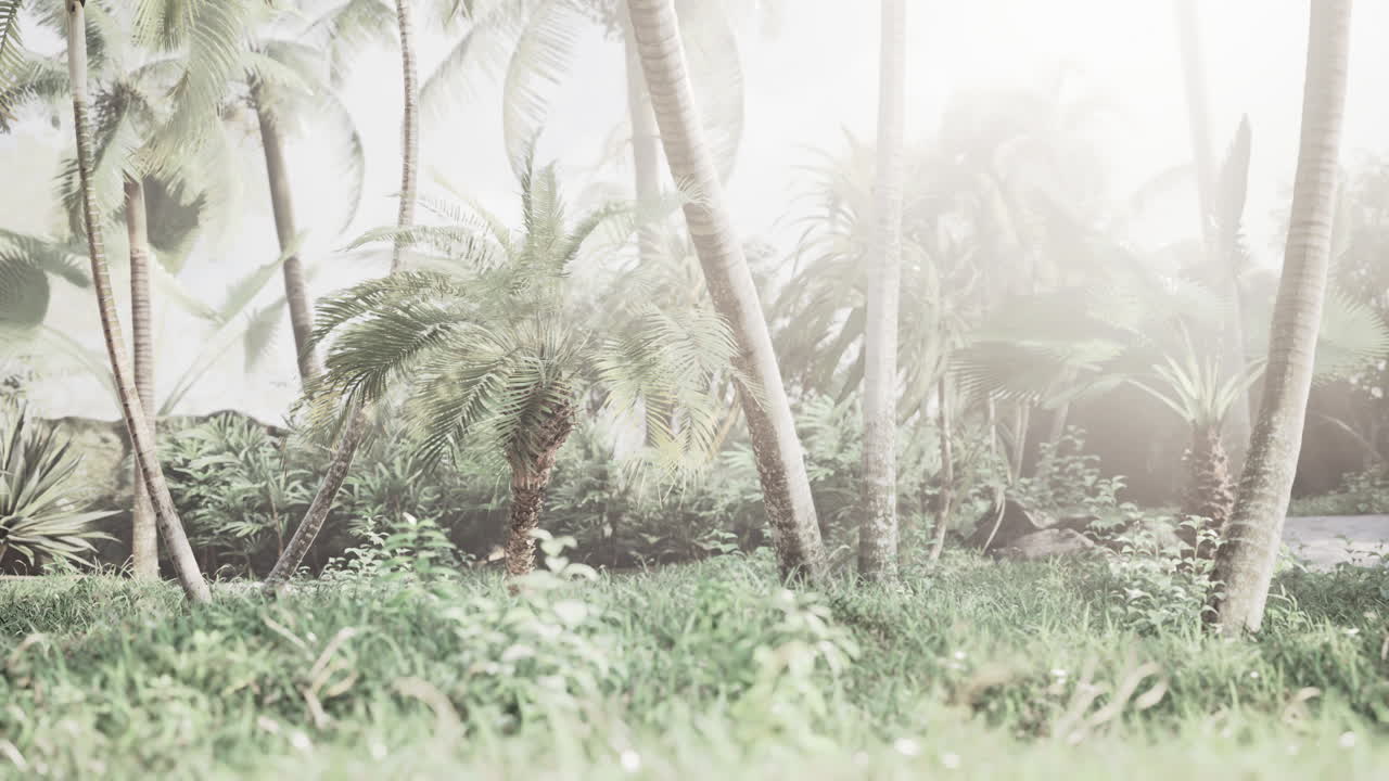 luz del sol en el bosque lluvioso