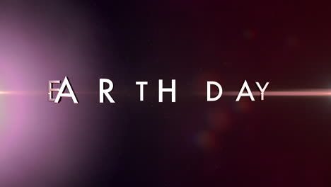earth day with fashion stars in galaxy