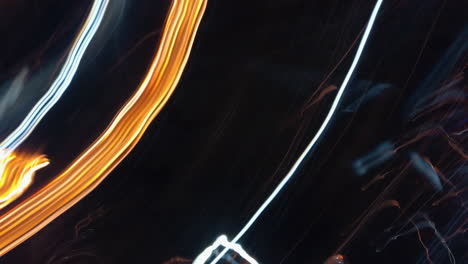 a chaotic dance of lights