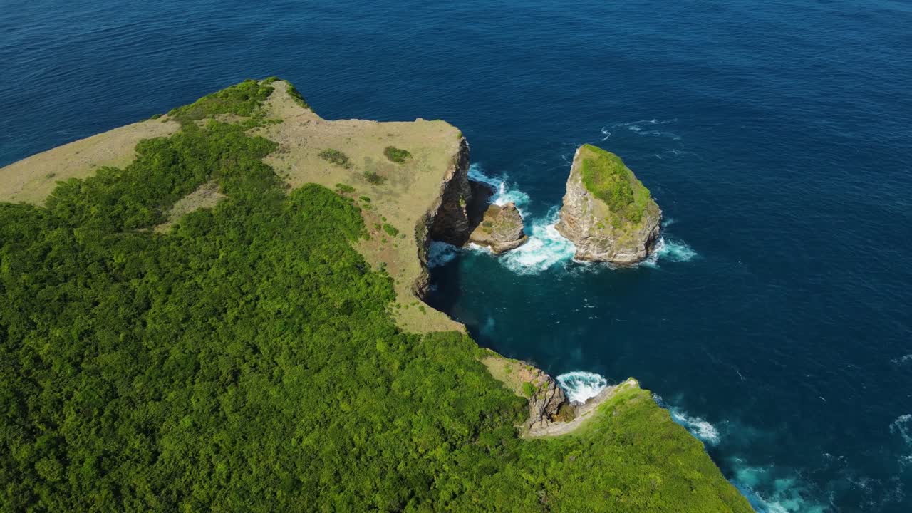 mandalika y sus alrededores paisaje marítimo vista aérea de la isla de gili en el sur de lombok