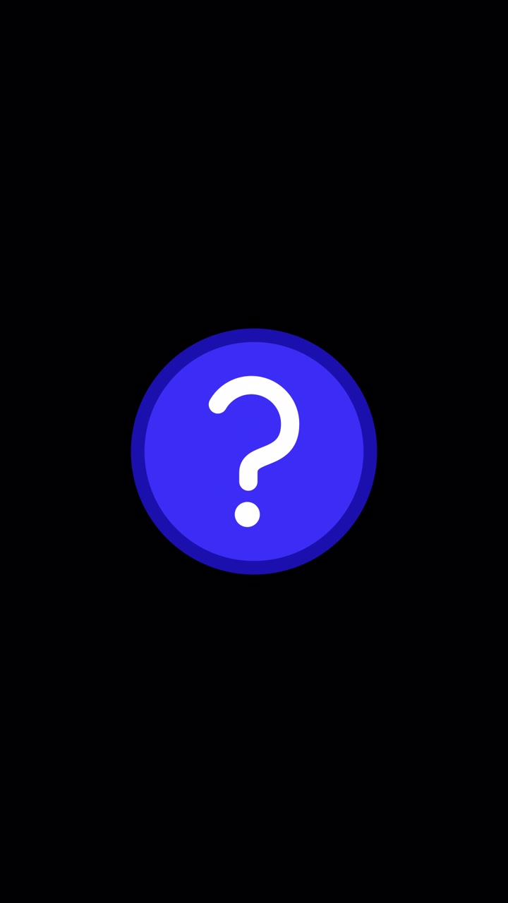 Simbolo FAQ cerchio blu