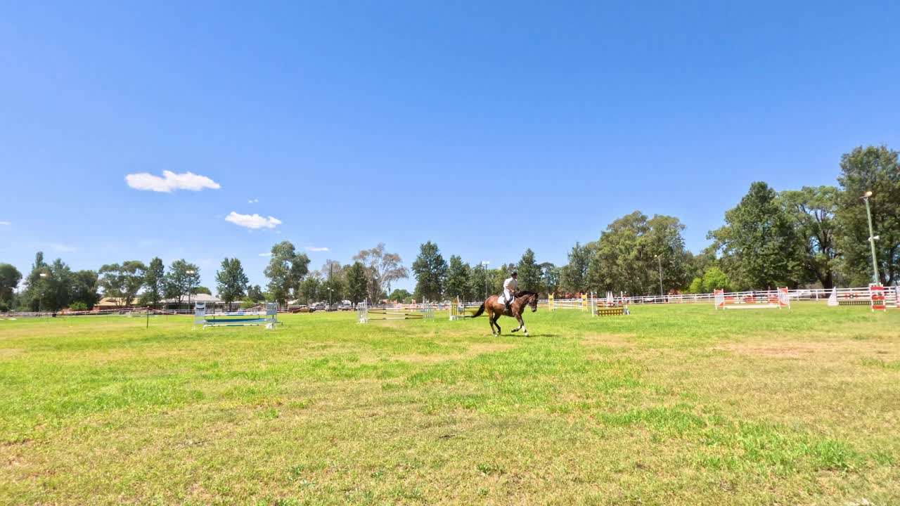 carreras de caballos en un día soleado en australia