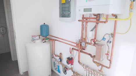 geothermal water heating using copper pipes