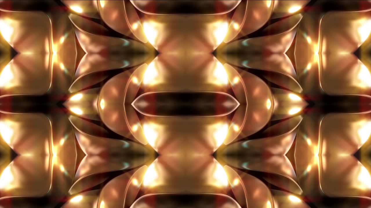 Geometric Gold Metallic Pattern