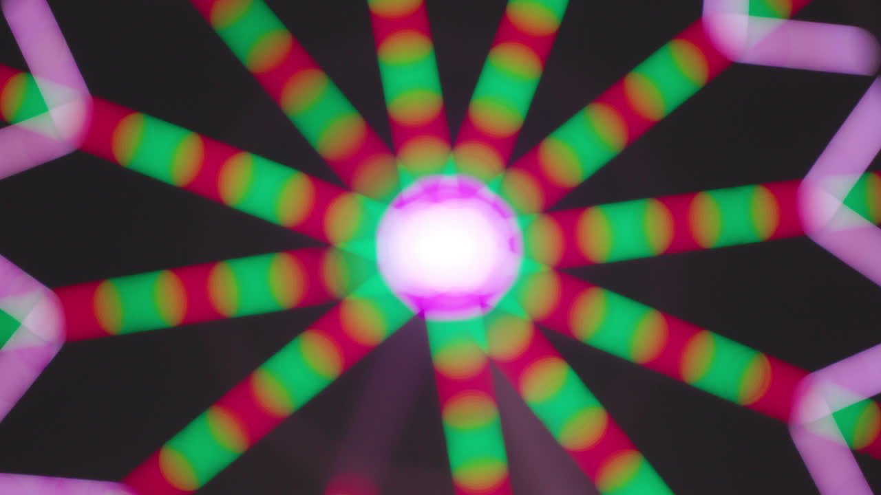 out of focus lights colourful lights at funfair