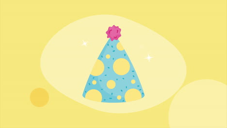 green party hat accessory animation