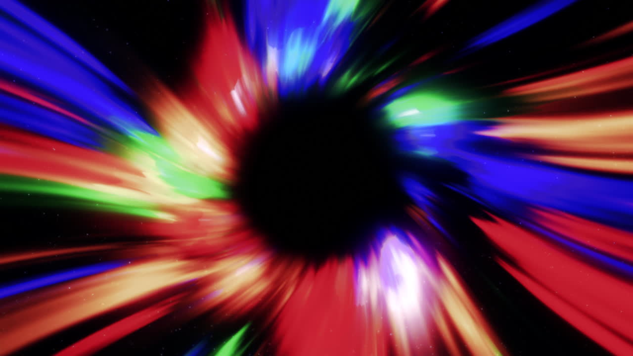Colorful Wormhole or Hyperspace Tunnel