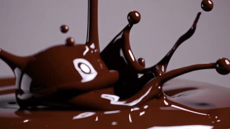 salpicaduras de chocolate
