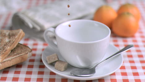 coffee being poured in super slow motion