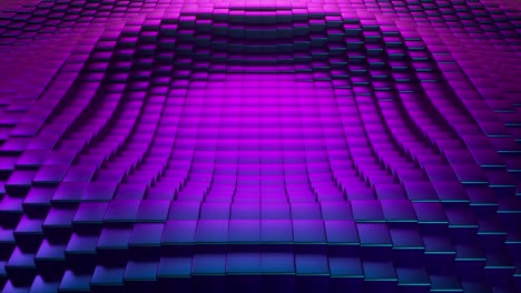 patrón de cubo geométrico abstracto púrpura y azul