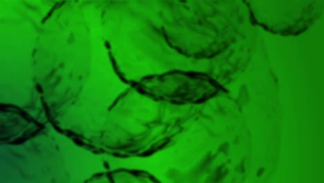 microscopio de química de bucle verde