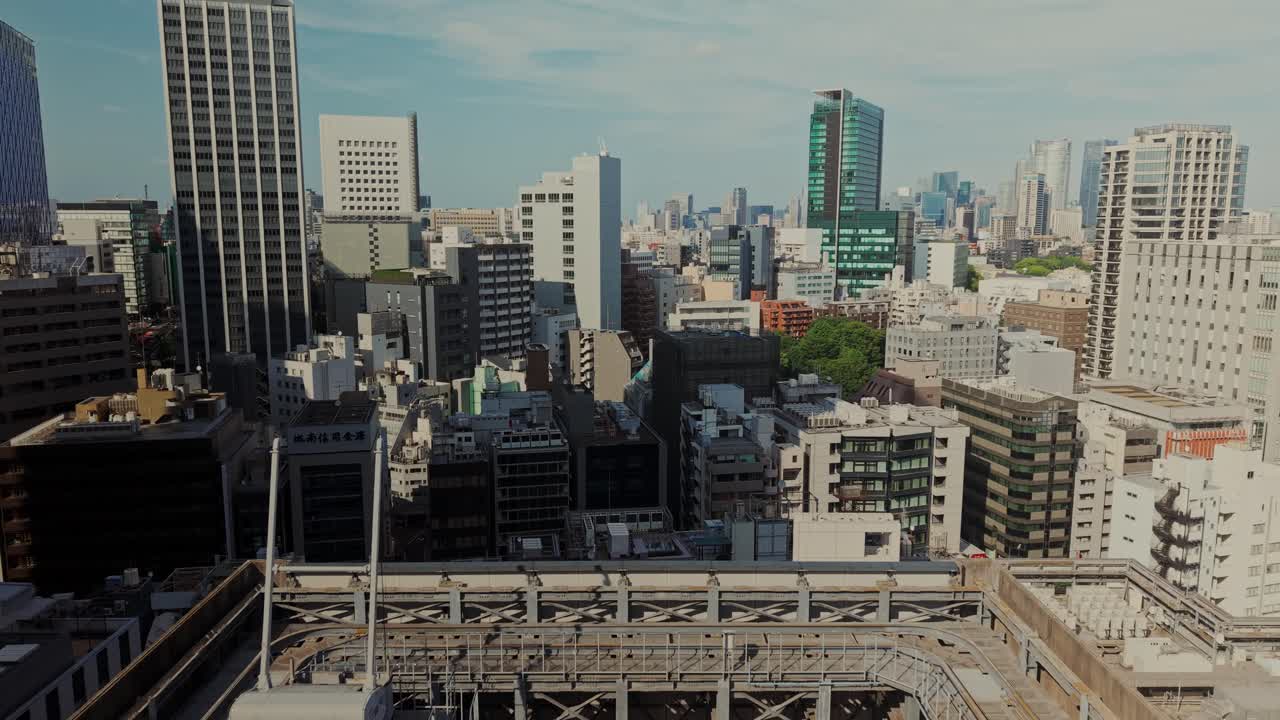Cityscape featuring buildings and skyscrapers