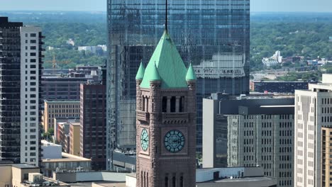 clock tower at minneapolis city hall