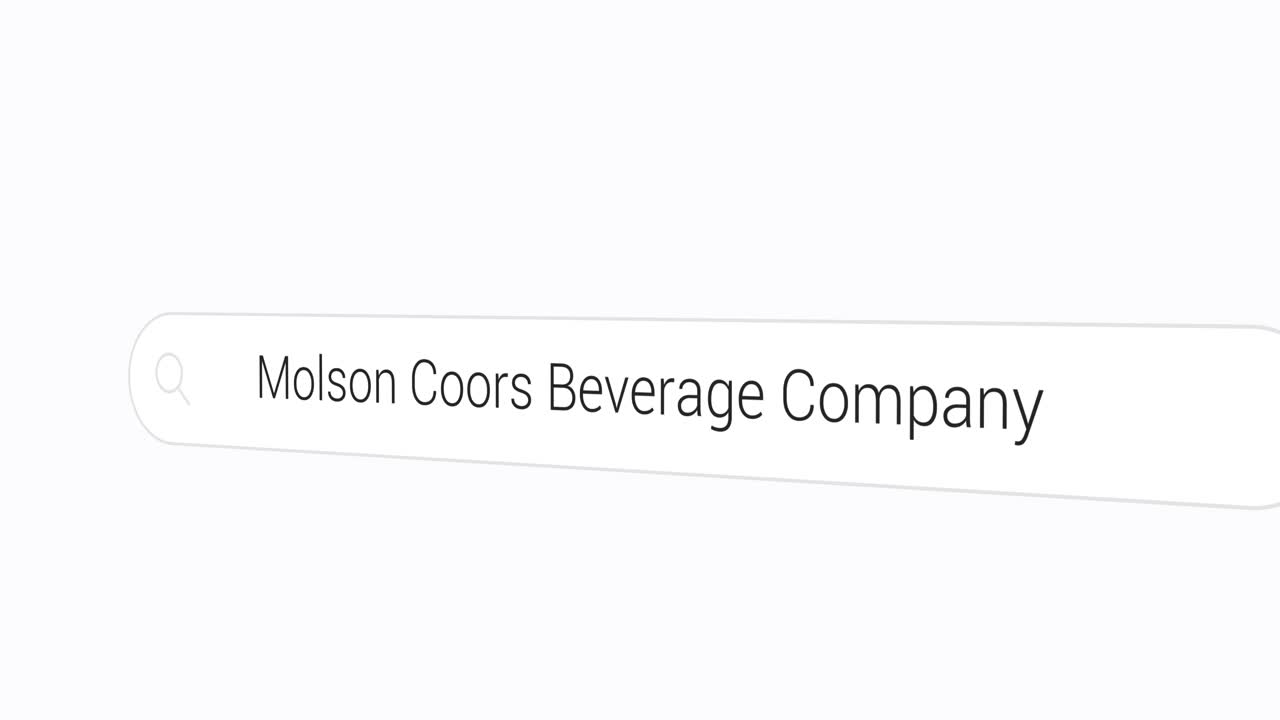 escribiendo molson coors beverage company en el motor de búsqueda