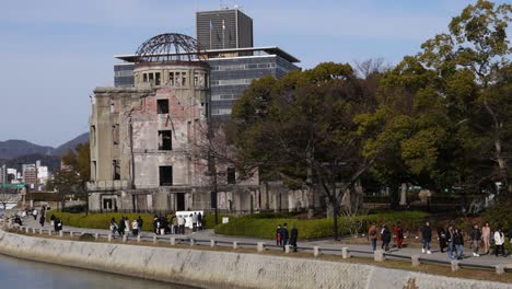 scenic progression at hiroshima peace memorial