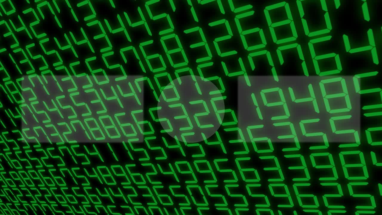 número aleatorio card de finalización pantalla de finalización gráficos de movimiento