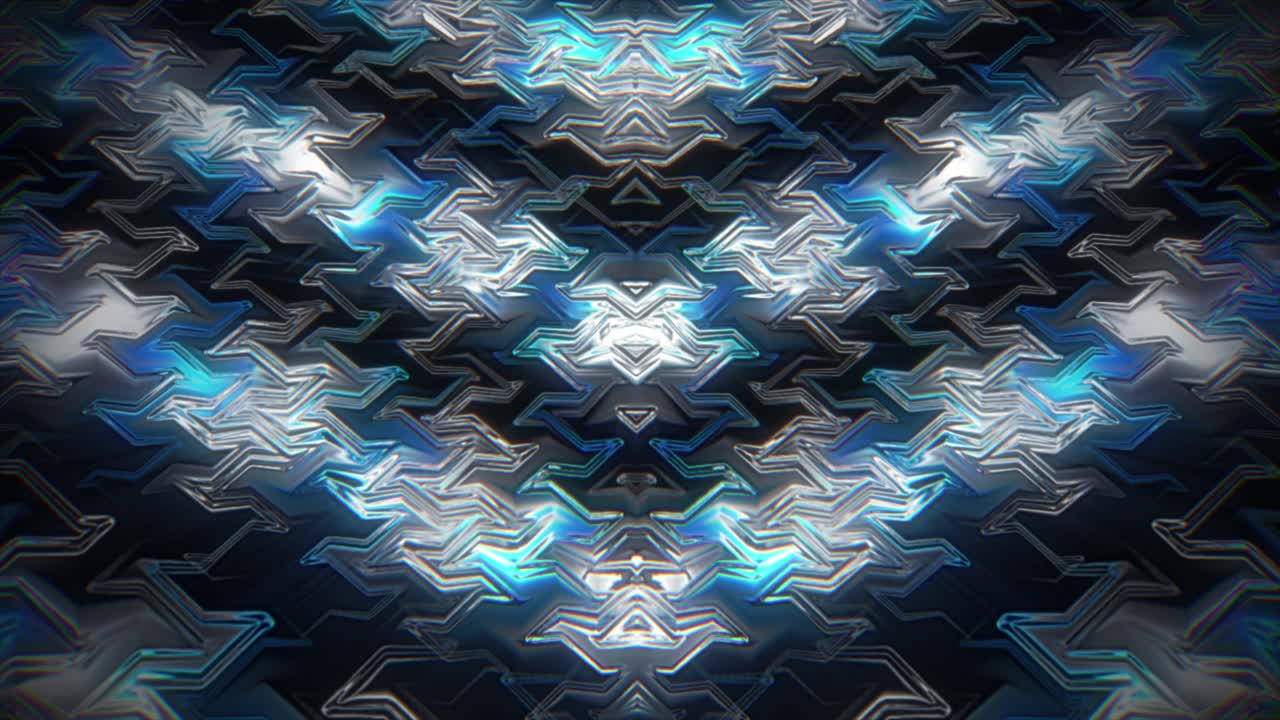 Abstract Geometric Light Patterns