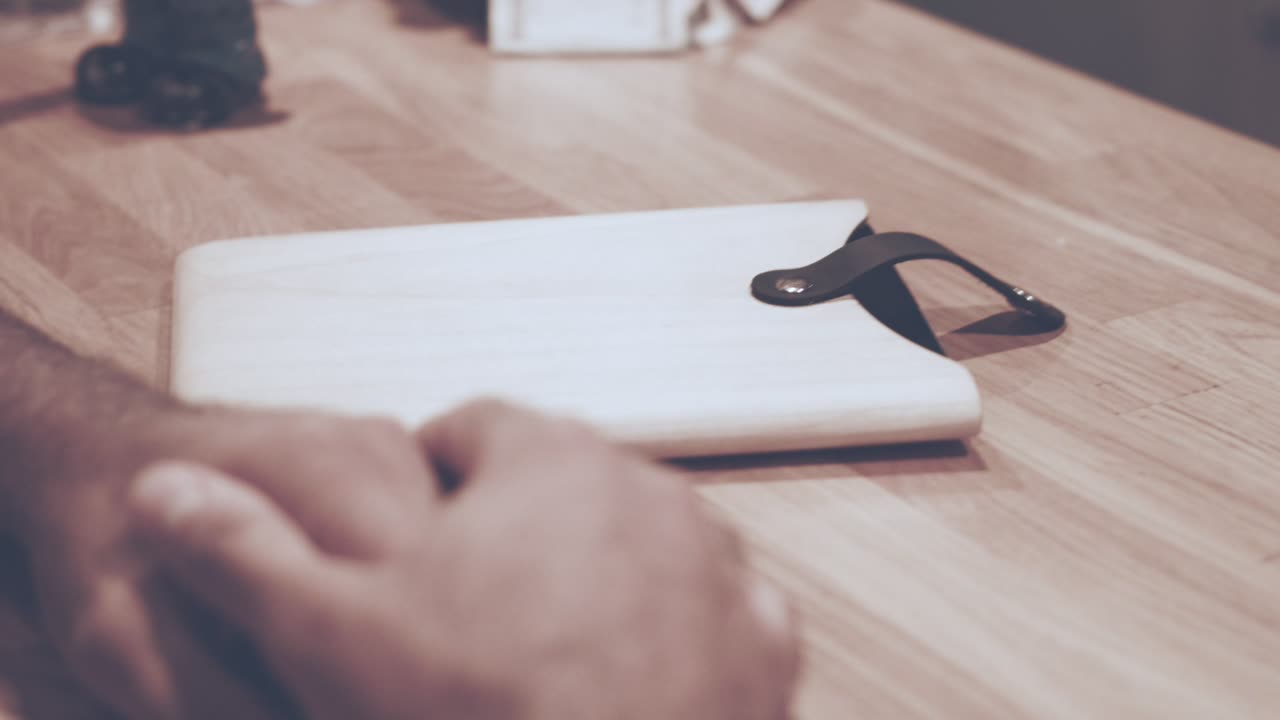 Male hands using tablet ipad. Tablet computer user. Ipad cover