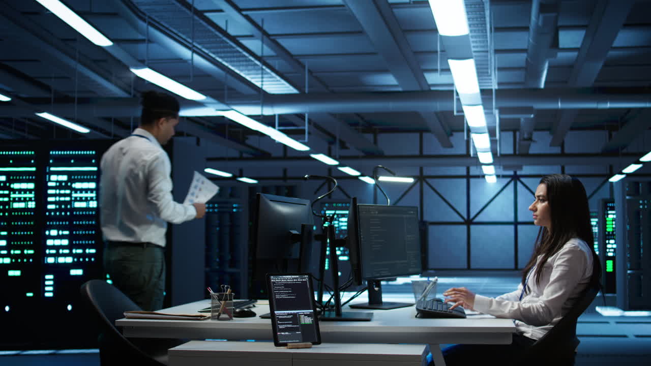 서버  시스템을 업데이트하는 전문가 팀