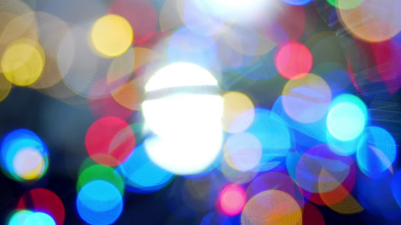 배경 아름다운 다채로운 불빛이 흐릿해졌습니다.