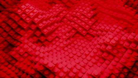 abstract red lego blocks