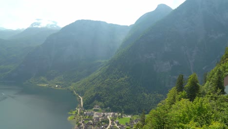 Vista-Panorámica-Alrededor-Del-Skywalk-De-Hallstatt.