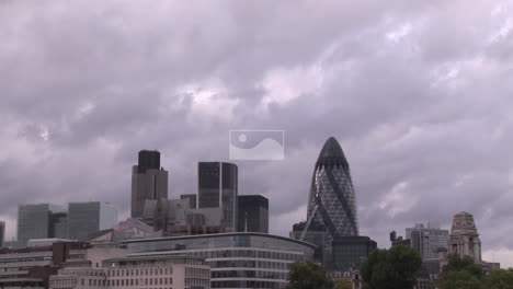 animation of binary coding and data processing over london cityscape