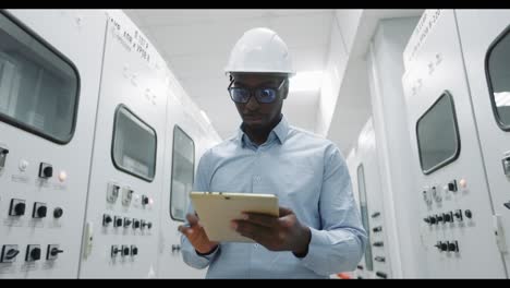 engineer in a control room