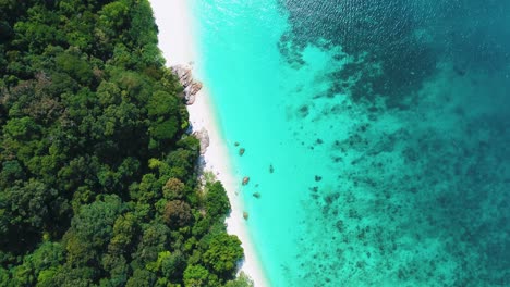 Beautiful-4K-aerial-of-the-tropical-Perhentian-Islands-in-Malaysia