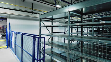 multi-storey storage solutions at massive warehouse; storehouse in europe