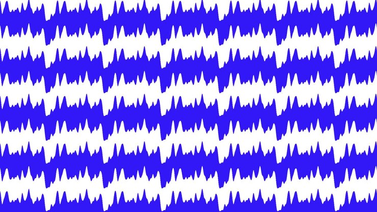 Fine wave loop material animation motion graphics