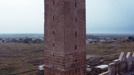 fpv drone flies over harran architectural ruins