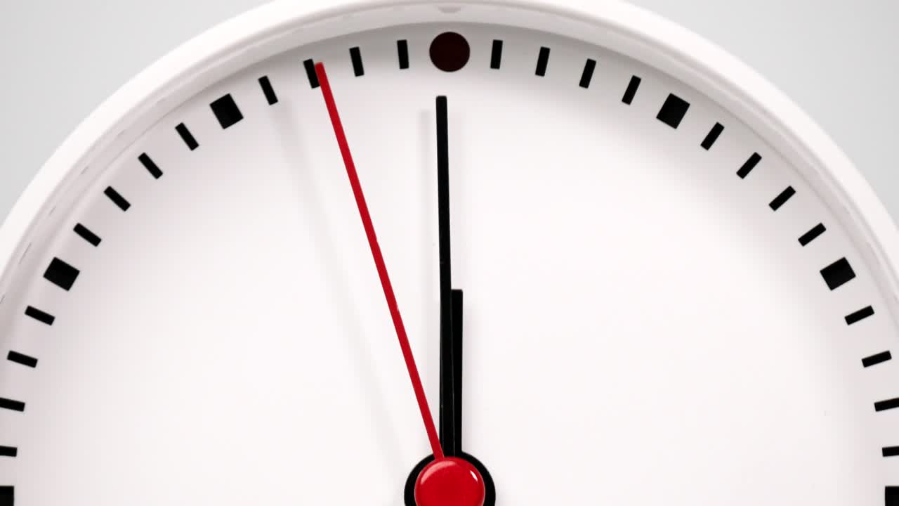 el tiempo transcurre, el movimiento de las agujas del reloj pasa rápidamente.