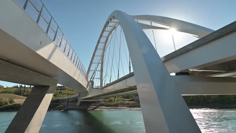 Walter-Dale-Brücke-In-Edmonton,-Alberta