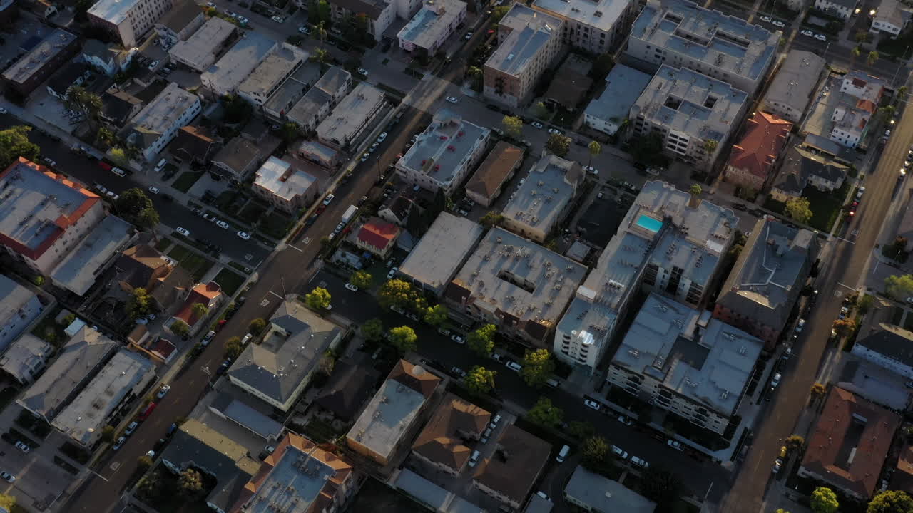 Drone Shot of Los Angeles suburb