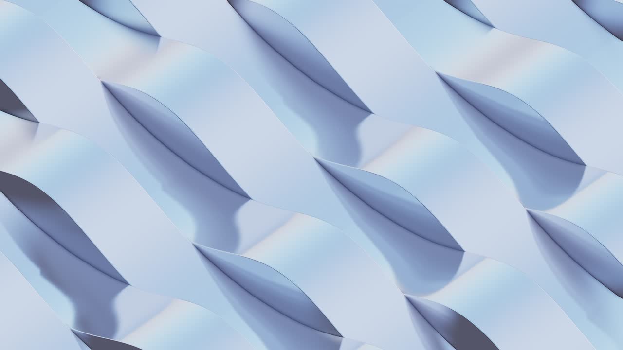 Stripes moving in waves. Looped seamless animation