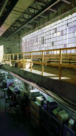 cluttered auto repair shop interior