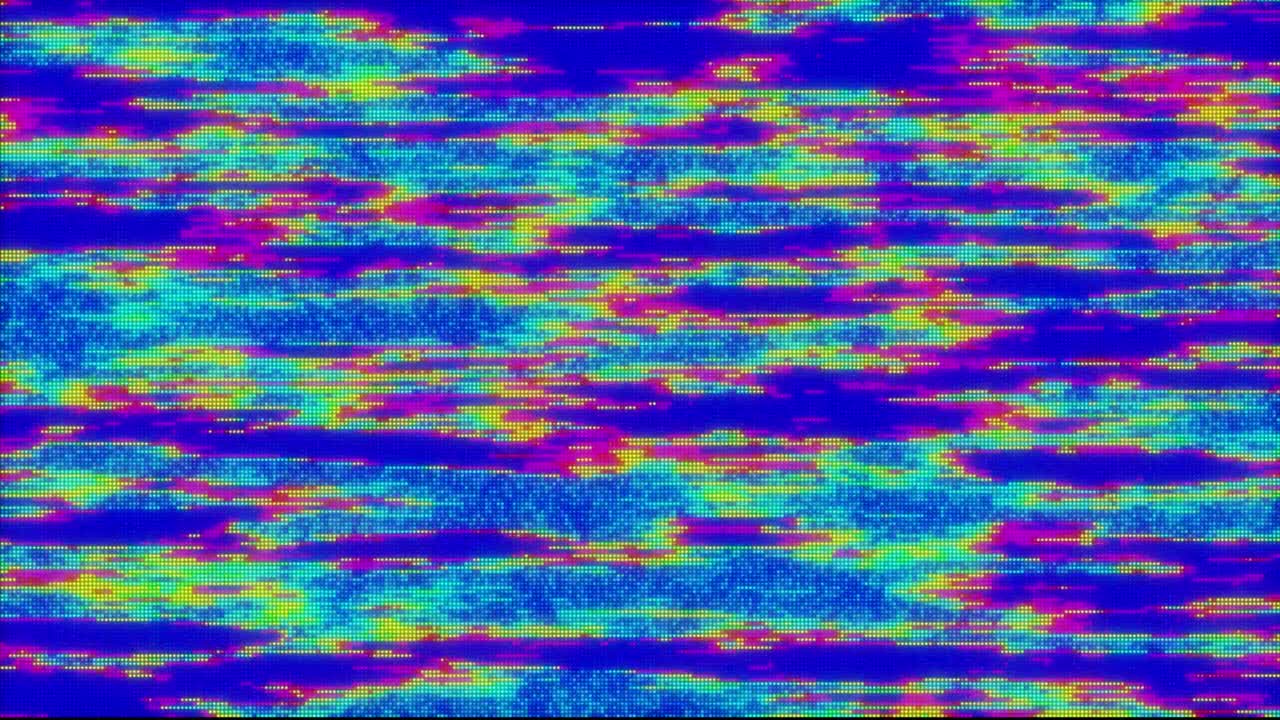 Animation of rectangles on screen with stripes in seamless loop