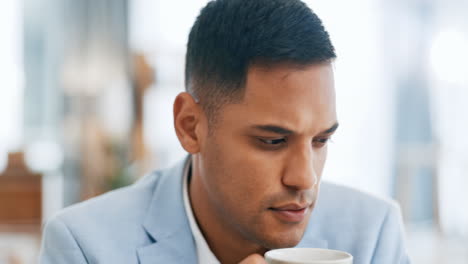 Denken,-Gesicht-Und-Geschäftsmann-Mit-Kaffee