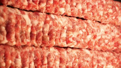raw meat kebabs