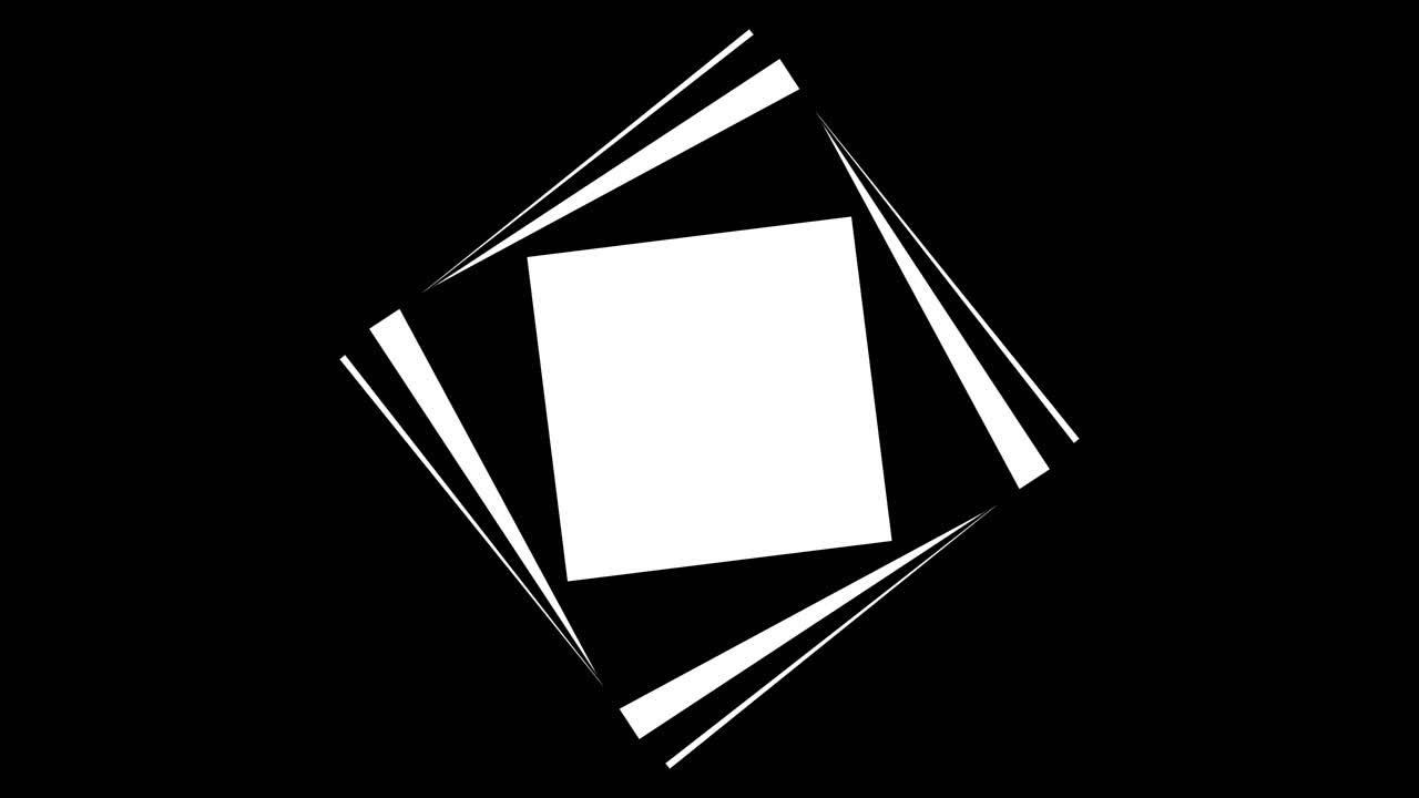 Abstract Geometric Diamond Shape Expanding Transition Animation