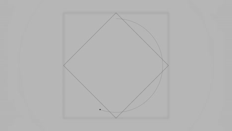 abstract simple motion graphic with geometric shapes.