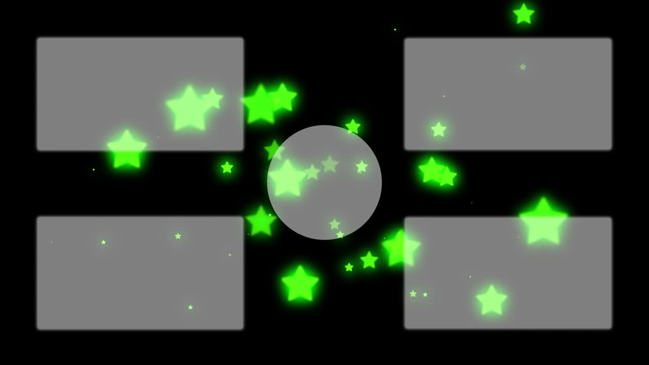 객체 조명 엔드 카드 엔딩 스크린 모션 그래픽