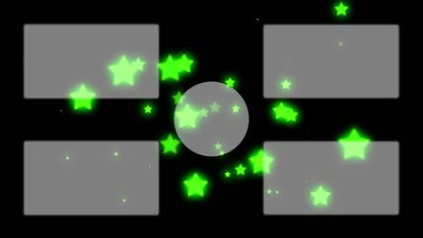 iluminación del objeto tarjeta final pantalla final gráficos de movimiento