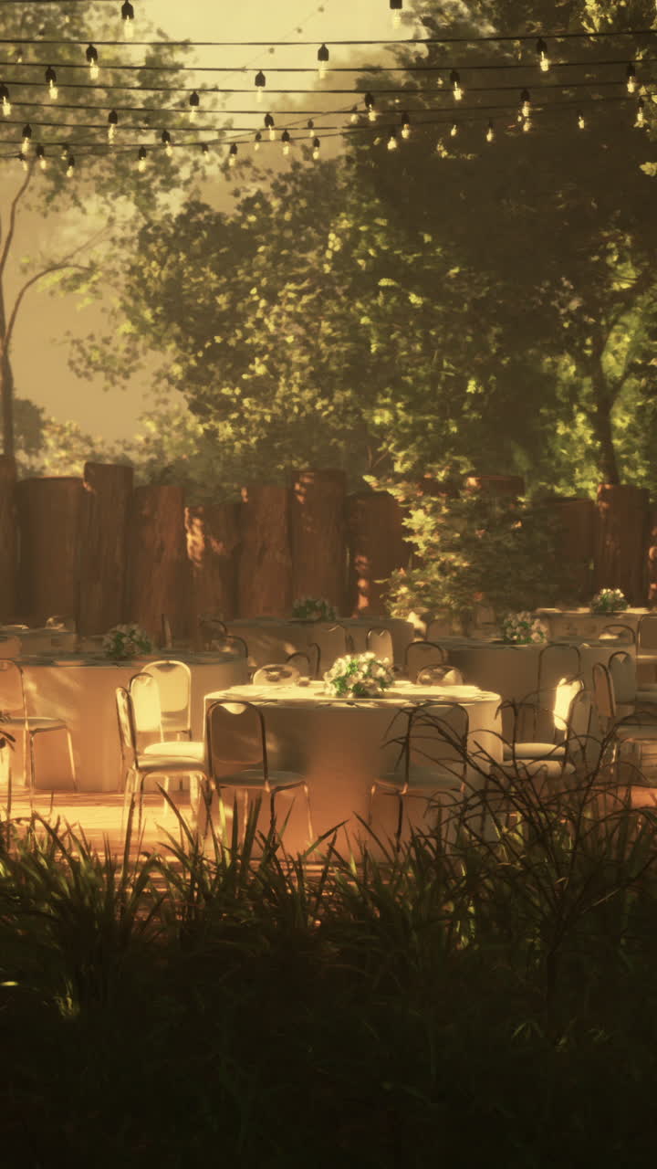 정원 환경 에서 야외 의 결혼식